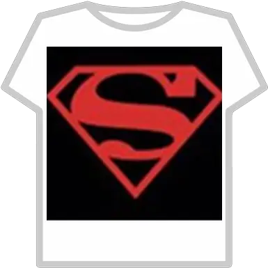 Black Superman Logo Nike Shirt For Roblox Png Black And Red Superman Logo