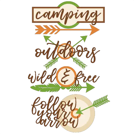 Camping Word Art Svg Scrapbook Cut File Cute Clipart Files Camping Word Art Png Camping Png