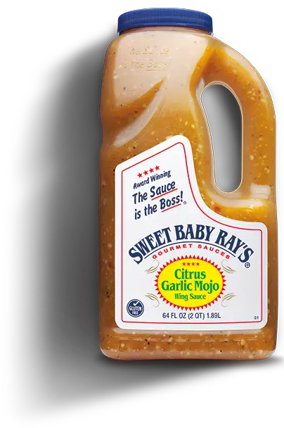 Sweet Baby Rayu0027s Citrus Garlic Mojo Wing Sauce Sweet Baby Rays Gallon Png Garlic Transparent Background