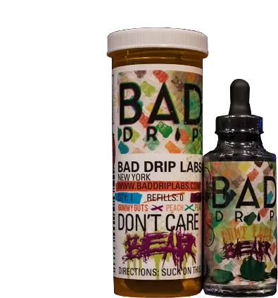 Donu0027t Care Bear E Liquid By Bad Drip Blue Monkey Vapes Bad Drip Labs Png Care Bear Png