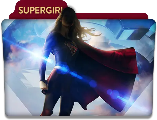 Folder Icon Ico Supergirl Desktop Png Supergirl Png