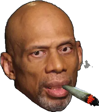 Kareem Abdul Jabbar Used To Smoke Pot Lakersgifs Animated Kareem Abdul Jabbar Smoking Png Smoke Gif Png