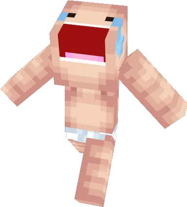 Crying Baby Re Colored Previewer Not Updated Minecraft Skin Baby Crying Minecraft Skin Png Baby Crying Png