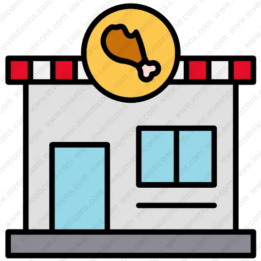 Restaurant Vector Icon Horizontal Png Restaurant Building Icon