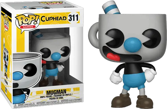 Cuphead Mugman Pop Vinyl Figure Cuphead And Mugman Pop Figures Png Cuphead Png