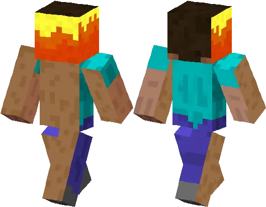 Herobrine Zombie Minecraft Skin Png