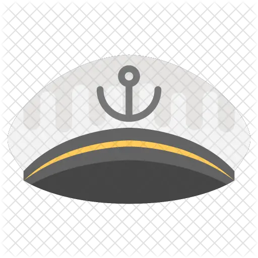 Yacht Captain Cap Icon Of Flat Style Louvre Png Captain Hat Png