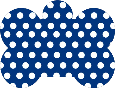 Polka Dot Bone Shape Dog Tags U2013 Memau0027s Custom Studio Png Tag Icon