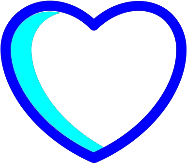 Blue Like Vector Icons Free Download In Svg Png Format Blue Heart I Con Like Icon