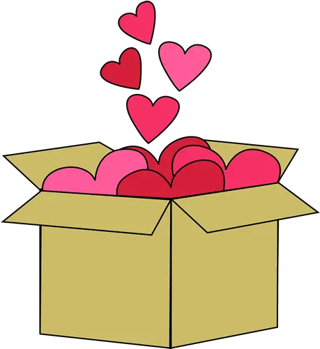 Box Of Valentine Hearts Clip Art Box Of Valentine Hearts Image Valentines Day Box Clipart Png Valentine Heart Png