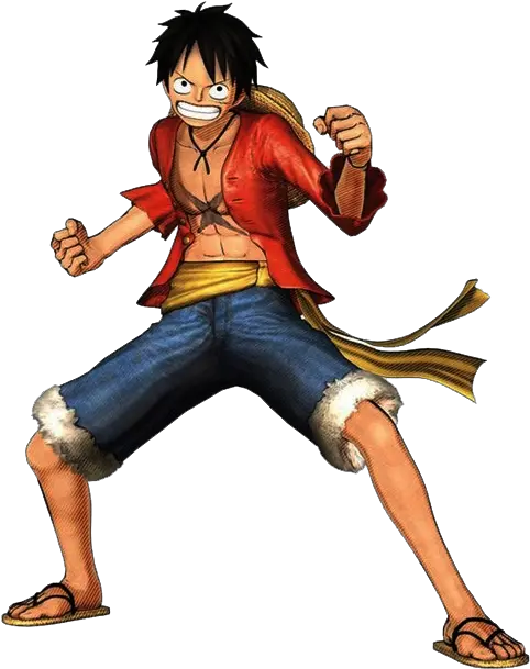 One Piece Luffy Png Clipart Mart One Piece Pirate Warriors Luffy Monkey D Luffy Png