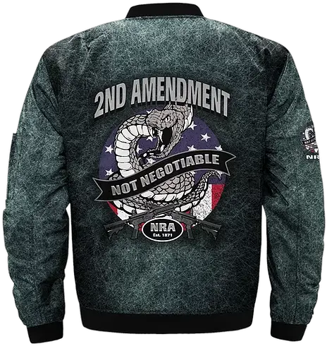 Our 2ndamendmentnotnegotiablenew3dcustomgraphic Long Sleeve Png Nra Logo Png