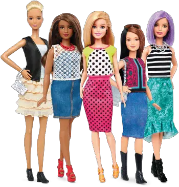 Download Style Squad Barbie Fashionistas 13 Dolled Up Dots Barbie Doll New Png Comic Dots Png