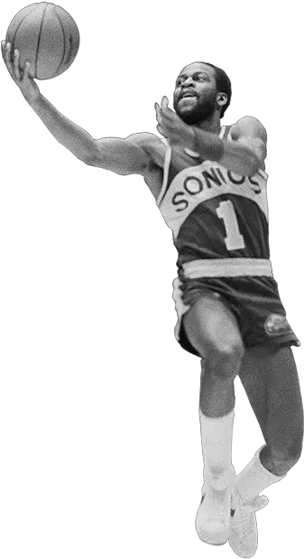 Seattle Supersonics The Spokesman Review Supersonics Black And White Png Supersonics Logo