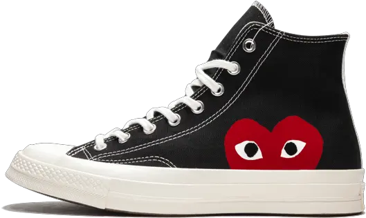 Chuck 70 Hi U201ccomme Des Garçons Half Heartu201d Converse Cdg Png Half Heart Png