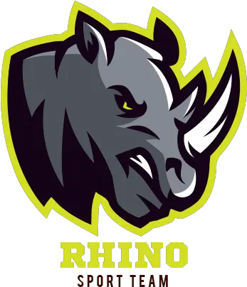 Download Free Png Rhino Logo Badak Animais Logo Rhino Logo