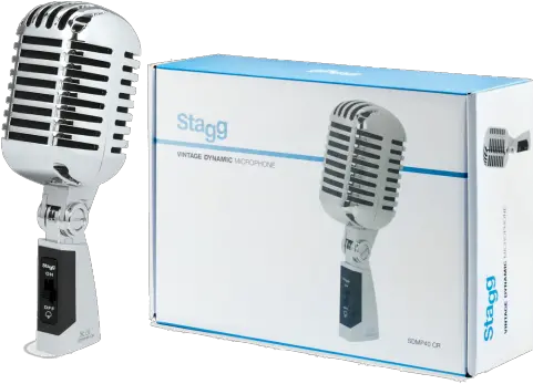 Stagg Sdmp40 Cr Vintage Dynamic Microphone Stage Depot Stagg Sdmp40cr Png Vintage Microphone Png