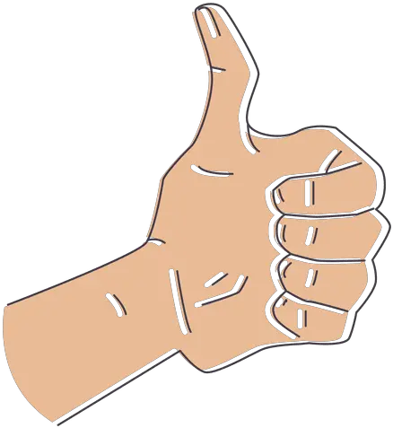 Hand Ok Thumbs Up Illustration Transparent Png U0026 Svg Mano De Bien Png Thumb Up Png