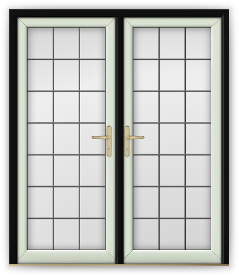 Black And White French Doors Shji Png White Door Png