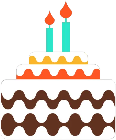 Two Candles Birthday Cake Icon Transparent Png U0026 Svg Transparent Cake Png Icon Birthday Candle Png