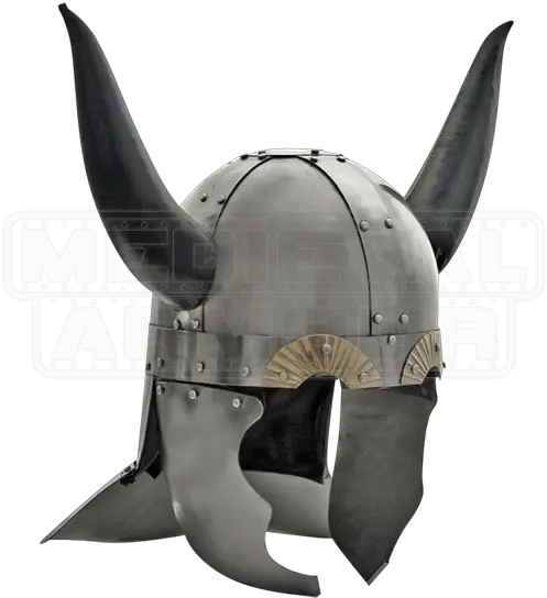 Viking Helmet With Leather Horns Norse Viking Horned Helmet Png Viking Helmet Png