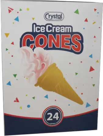 Crystal Ice Cream Cones 24s Ice Cream Cone Png Ice Cream Cone Transparent