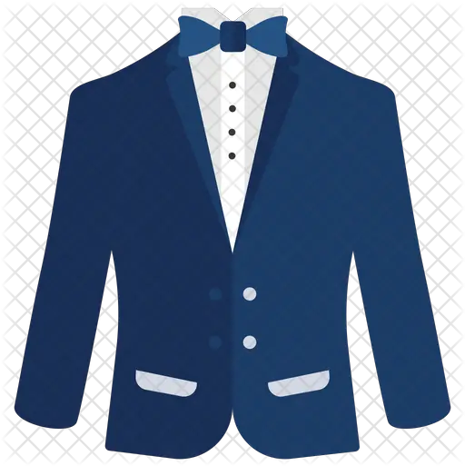 Suit And Tie Outfit Icon Of Flat Style Tuxedo Png Suit And Tie Png