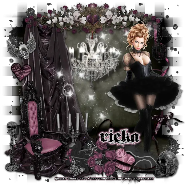 Goth Princess Tagsbyrieka Album Cover Png Goth Png