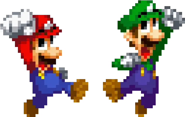 Mario U0026 Luigi Dis U0027ds Versionu0027 With Modern Colour Palette Cartoon Png Mario And Luigi Png