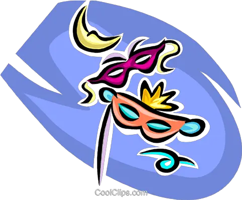Mardi Gras Masks Royalty Free Vector Clip Art Illustration Mascara De Carnaval Png Mardi Gras Mask Png