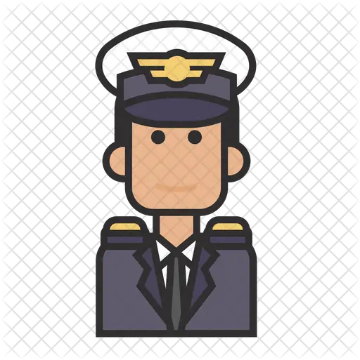 Pilot Icon Of Colored Outline Style Cartoon Png Pilot Png