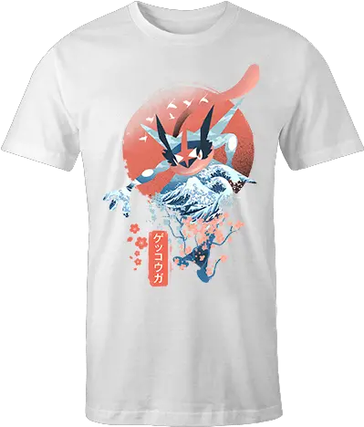 Ukiyo Greninja Sublimation Dryfit Shirt Altar Server T Shirt Design Png Greninja Png