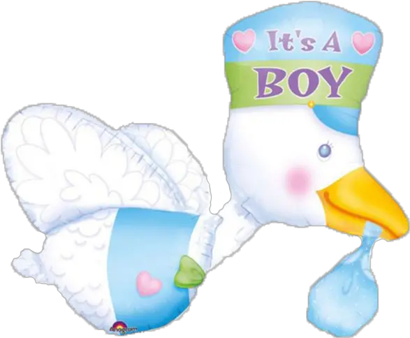 Download Itu0027s A Boy Baby Duck Balloon Cigueñas Para Baby Cigueñas Para Baby Shower Png Its A Boy Png