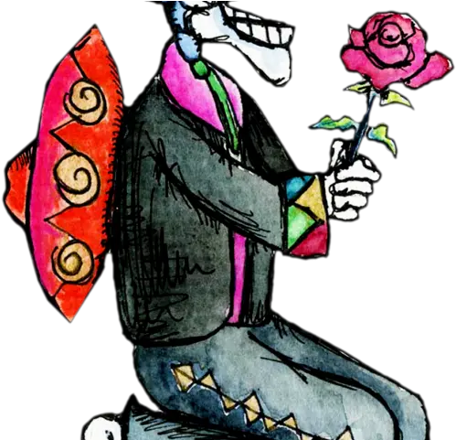 Day Of The Dead Clipart Skeleton Dia De Muertos Ilustracion Png Dead Rose Png