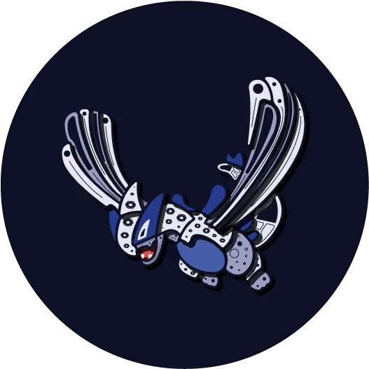 Lugia Button Izel Studios Crescent Png Lugia Png