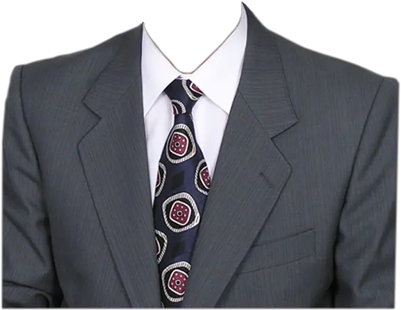 Download Adobe Photoshop Template Formal Attire For Men Png Suit And Tie Png