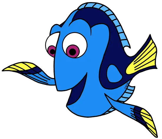Download Finding Clip Art Disney Galore Dory Fish Clipart Dory Finding Nemo Clipart Png Fish Clipart Transparent