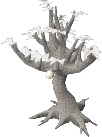 White Tree Runescape Wiki Fandom Origami Png Black And White Tree Png