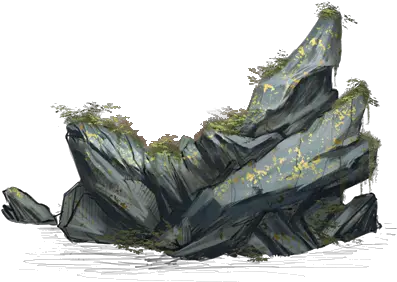 Fichieron Rockspng La Grande Bibliothèque De Tamriel Illustration Rocks Png