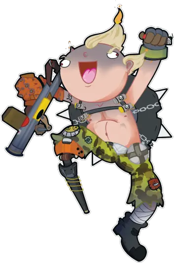 Download Junkrat Cartoon Png Junkrat Png