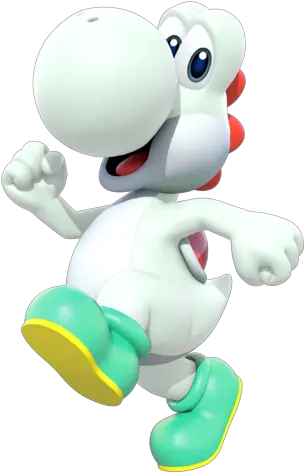 White Yoshi Yellow Yoshi Png Yoshi Png