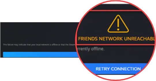 Solved Steam Friends Network Unreachable Driver Easy Stuck In Offline Mode Steam Png Steam Game Icon Missing