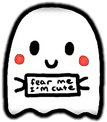 Fearmeimcute Ghost Snapchat Haunted Cartoon Cute Easy Ghost Drawing Png Snapchat Ghost Transparent