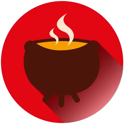 Boiling Fire Pot Icon Logo Panela Vermelha Png Fire Circle Transparent