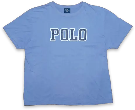 Download Vintage Polo Ralph Lauren Logo T Shirt Blue Active Shirt Png Ralph Lauren Logo Png