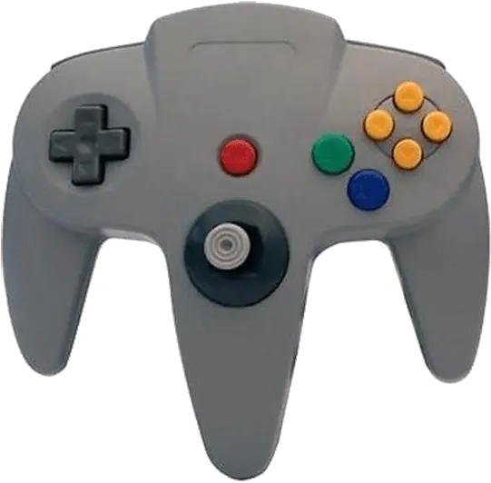 M05786 Nintendo 64 Controller Transparent Png Nintendo 64 Png