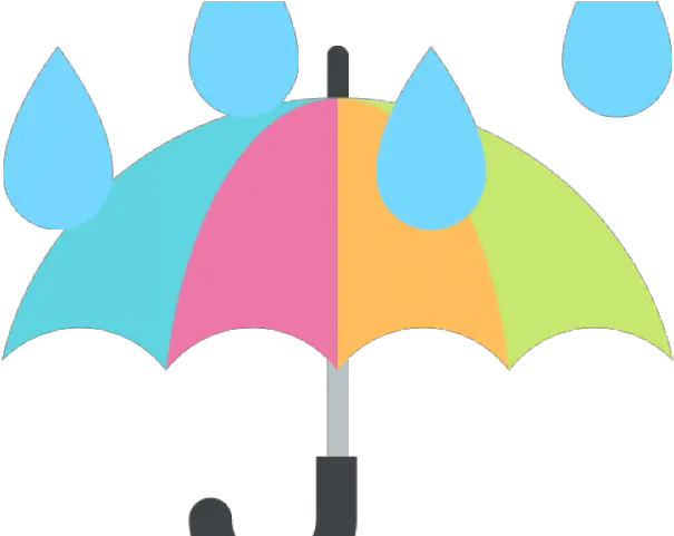 Umbrella Clipart Rain Umbrella Raindrops Emoji Gotas De Lluvia Animadas Png Rain Drops Transparent Background