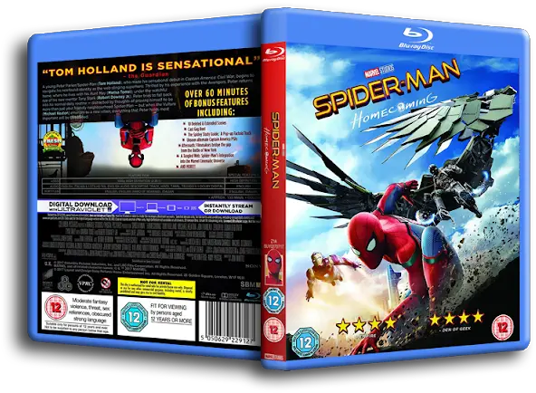 Marveldisney Spider Man Homecoming 2017 Bluray Cover Spider Man Homecoming Disney Cover Png Spiderman Homecoming Png