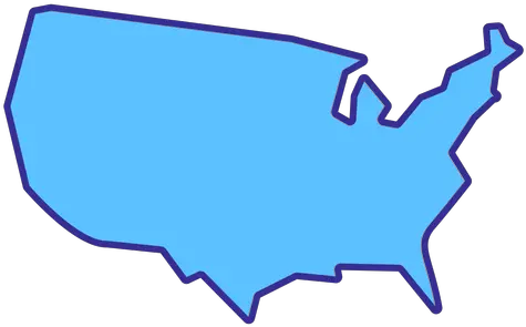 Transparent Png Svg Vector File Mapa Estados Unidos Png United States Map Png