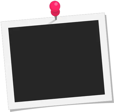 Polaroid Photo Frame Pinned Balloon Png Polaroid Picture Frame Png